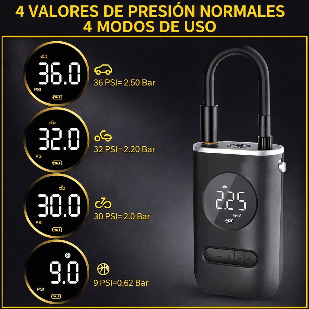 Compresor Portatil Recargable