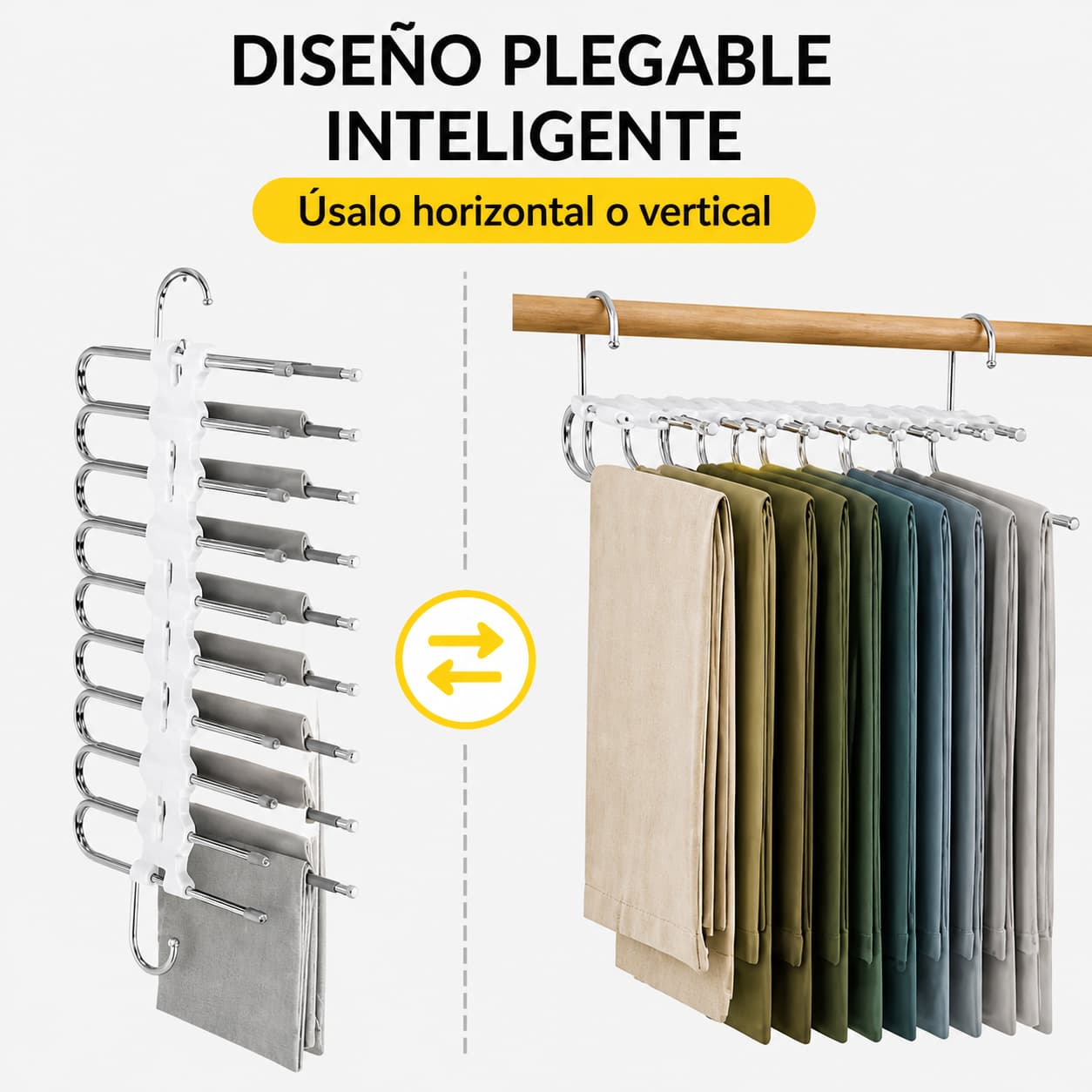 Perchero Plegable 2 x 1