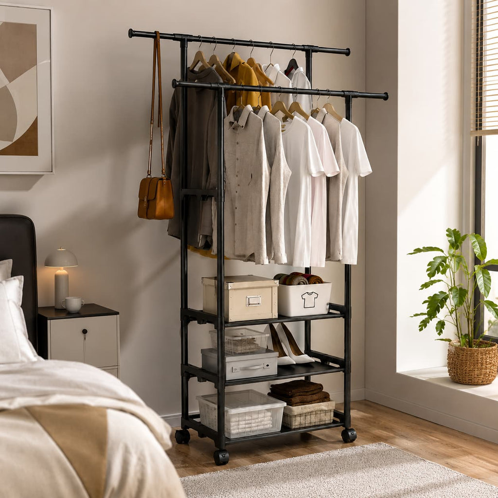 Perchero Organizador Ajustable 3 Niveles