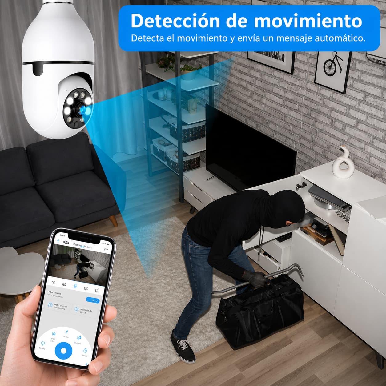 Foco Cámara 360°