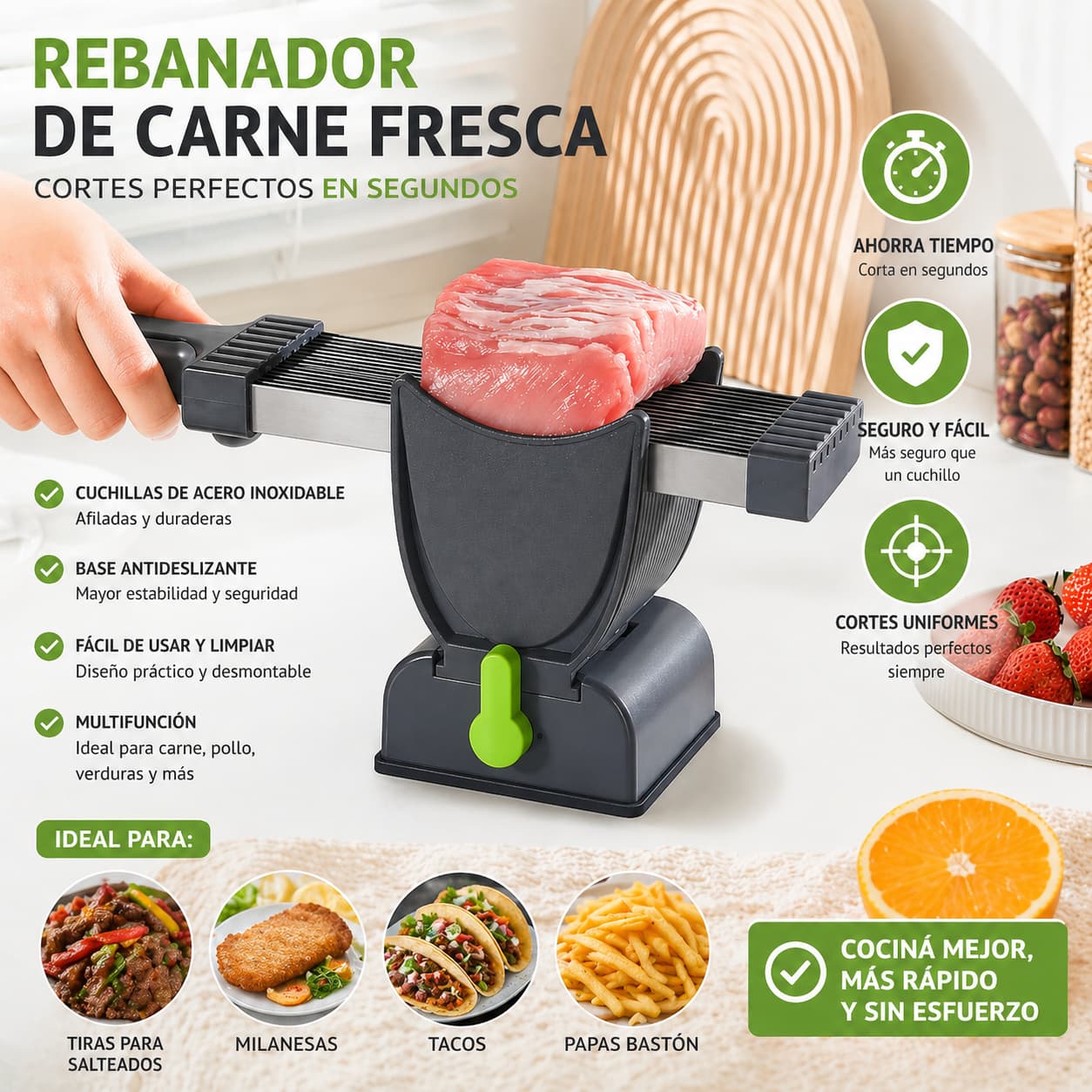 Rebanador de Carne Fresca