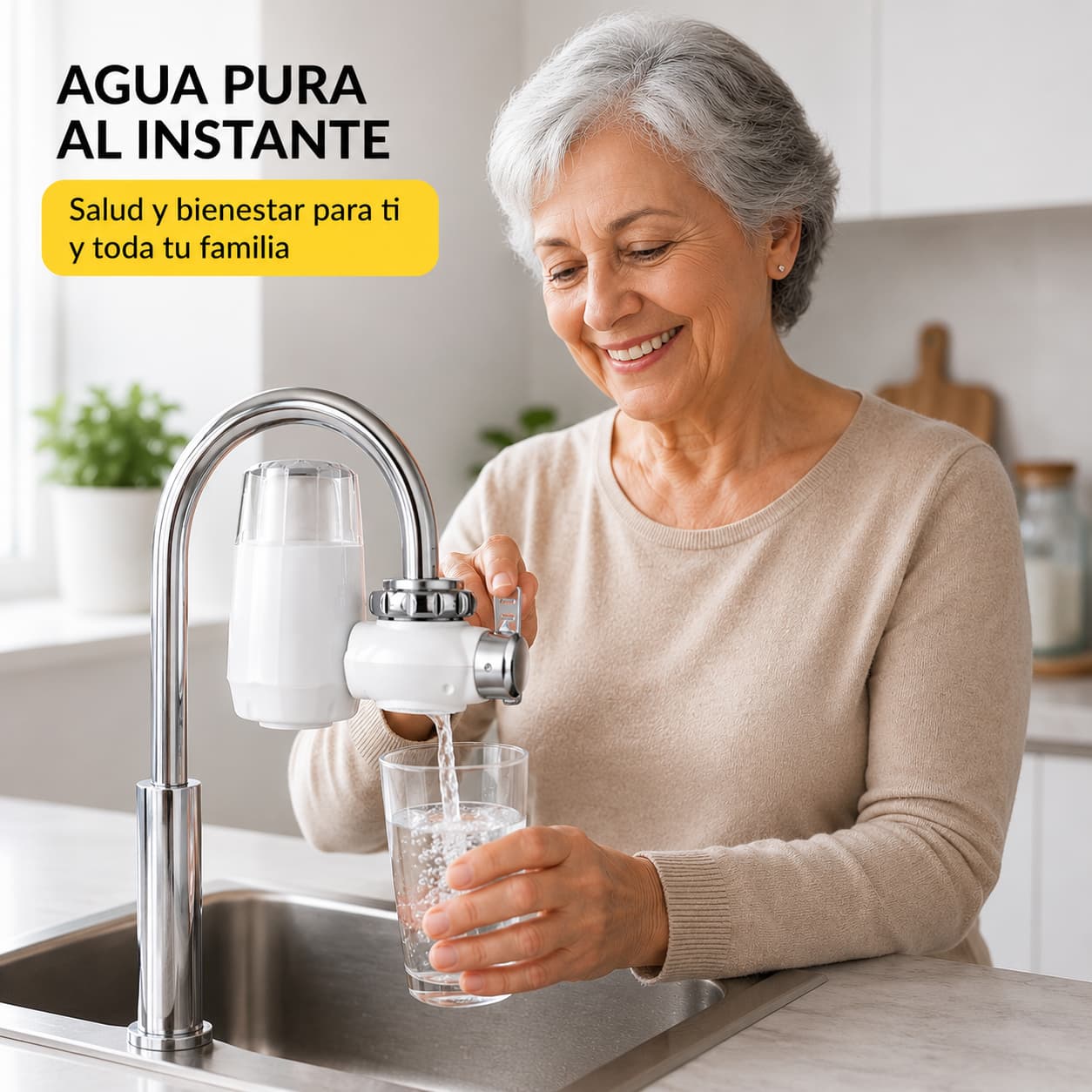 Purificador de agua para grifo