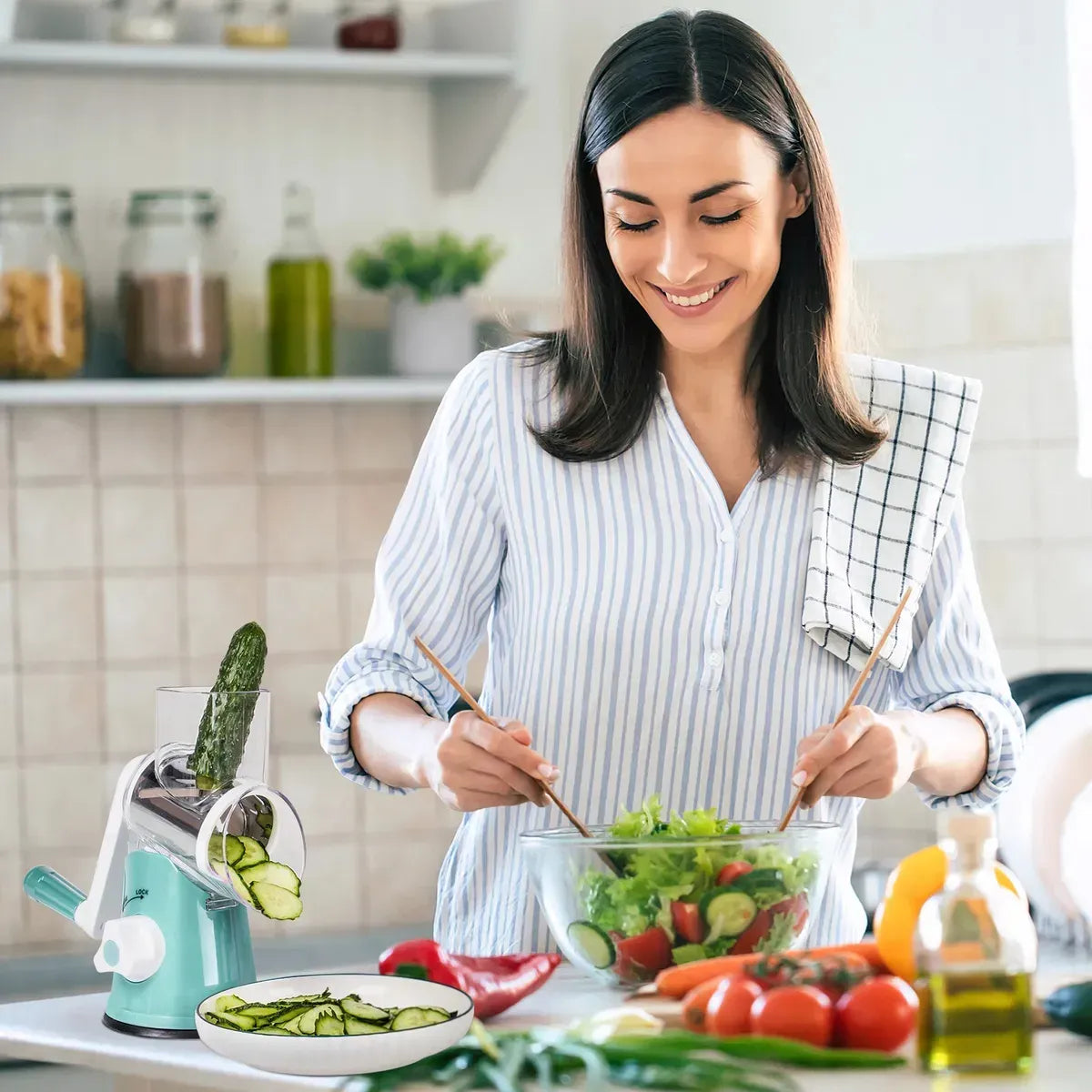 Rallador de Verduras 3 en 1