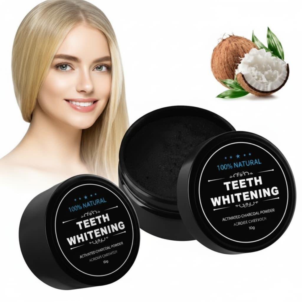 Polvo Blanqueador con Carbón Activado