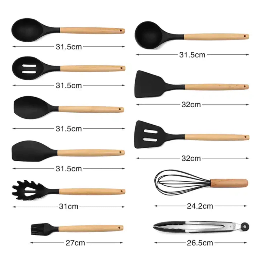Set de Utensilios de Silicona Premiun